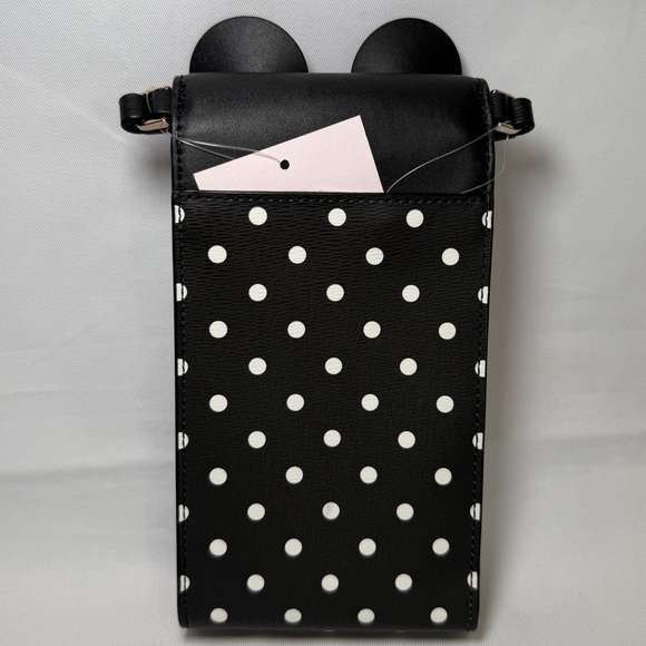 Disney X Kate Spade New York Minnie Mouse North South Flap Phone Crossbody - Picture 4 of 8